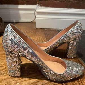 Jcrew Sequin Heels